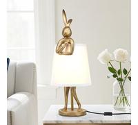 Lampe de Chevet Mignonne Le Lapin,Résine Lampe De Bureau,Lecture