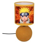 Lampe de chevet - NARUTO - Personnalisable - Coton - Céramique - 60W - Jaune