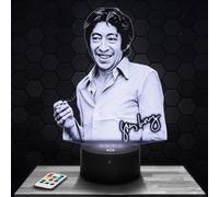 Lampe de chevet S. Gainsbourg décoration Chanteur Variété Française Idée cadeau homme femme objet S. Gainsbourg veilleuse adulte déco chambre Idée cadeau noel homme femme original