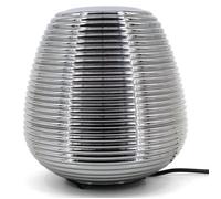 Lampe de chevet - SAMPA - Sia - Verre gris fumé - Compatible LED - 60W max