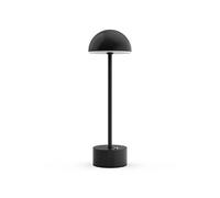 Lampe de Chevet Sans Fil LED, Contrôle Tactile, Température de Couleur Ajustable, Lampe de Table LED, Noir