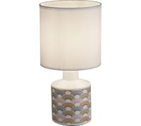 Lampe de chevet spot en céramique arc-en-ciel salon chambre lampe textile Globo 21637