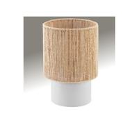 Luminaire - TECTAKE - Lampe de chevet KLEA style bohème avec fibre de jute naturelle 60W Ø 20 5 x 30 5 cm - Marron naturel