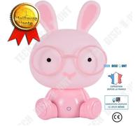 Lampe de Chevet - TD® - Lapin Mignon - LED - Rose - Pour Bébé