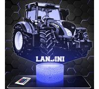 Lampe de chevet Tracteur Agricole Land décoration collection miniature 1 32. Idée cadeau homme objet Tracteur Agricole Landi veilleuse adulte déco chambre. Idee cadeau noel homme original
