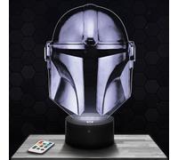 Lampe de chevet, Veilleuse Tactile - Casque Mandalo rian Lampe 3D LED illusion, Idée cadeau Noël anniversaire garçon et fille Lampe de nuit chambre d'enfant ou adulte TOP