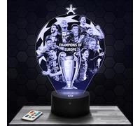 Lampe de chevet Veilleuse Tactile Champions League Joueur de Foot Football Décoration Idée Cadeau Homme Femme Objet Veilleuse Adulte Déco Chambre. Idee Cadeau Noel Homme Femme Original