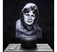 Lampe de chevet, Veilleuse Tactile Claude .F Lampe 3D LED illusion, Idée cadeau Noël anniversaire garçon et fille Lampe de nuit chambre d'enfant ou adulte TOP
