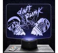 Lampe de chevet, Veilleuse Tactile Duo Chanteurs D. Punk Lampe 3D LED illusion, Idée cadeau Noël anniversaire garçon et fille Lampe de nuit chambre d'enfant ou adulte TOP