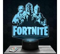 Lampe de chevet - Veilleuse Tactile Jeux vidéo - 3 personnages Lampe 3D LED illusion, Idée cadeau Noël anniversaire garçon et fille, chambre d'enfant ou adulte TOP