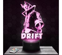 Lampe de chevet, Veilleuse Tactile Jeux vidéo Nomade Lampe 3D LED illusion, Idée cadeau Noël anniversaire garçon et fille Lampe de nuit chambre d'enfant ou adulte TOP