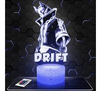 Lampe de chevet, Veilleuse Tactile Jeux vidéo Nomade Lampe 3D LED illusion, Idée cadeau Noël anniversaire garçon et fille Lampe de nuit chambre d'enfant ou adulte TOP