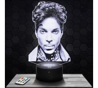 Lampe de chevet, Veilleuse Tactile Prince Lampe 3D LED illusion, Idée cadeau Noël anniversaire garçon et fille Lampe de nuit chambre d'enfant ou adulte TOP