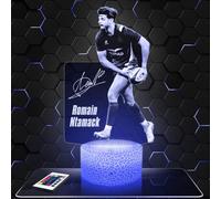 Lampe de chevet, Veilleuse Tactile R. Ntamack Rugby Lampe de chevet, Veilleuse Tactile LED illusion, Idée cadeau Noël anniversaire garçon et fille Lampe de nuit chambre d'enfant ou adulte TOP
