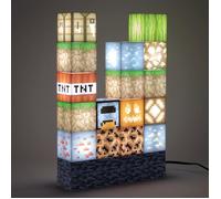 Lampe de construction en blocs 16 blocs lumineux personnalisables - Décoration interactive, jouet, veilleuse pour enfants,