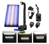 Lampe De Contrôle LED pour Débosselage sans Peinture,Kit De Débosselage De Panneau Lampe PDR,avec Support De Lumière à Ventouses De Pompe 50Cm,Accessoires De Détection De Débosselage