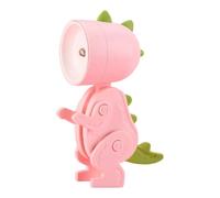 Lampe de couchage dinosaure de dessin animé à piles, lampe de bureau portable, décoration d ' ambiance de pépinière, lampe de chevet portable alimentée par batterie
