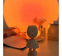Lampe de coucher de soleil projecteur astronaute LED Veilleuse - Lampe galaxie 360° - Éclairage d'ambiance pour chambre à coucher, fête, photographie, décoration TikTok, cadeaux d'anniversaire pour
