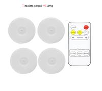 Lampe de cuisine magnétique sans fil,aste par USB,détecteur de mouvement Pir,veilleuse avec télécommande pour chambre et quartier - Type 1 control-4 lamp