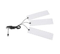 Lampe de culture à LED à spectre complet pour plantes d'intérieur, fonction de minuterie de cycle de 24 heures, économie d'énergie élevée Ppfd, lumière pour plantes à 4 têtes (3 têtes)