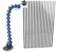 Lampe de débosselage pour Voiture, Outils légers de débosselage de voiture, outil de débosselage sans peinture, panneau réflecteur avec support réglable, outils de débosselage automobile sans peinture