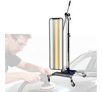 Lampe de débosselage sans peinture à LED 6 couleurs, contrôle 3 zones, réflecteur à bosse haute luminosité, support réglable avec base de rangement - Lampe PDR pour debosselage carrosserie auto