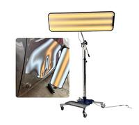 Lampe de débosselage sans peinture à LED 6 couleurs, Lampe à réflecteur de débosselage, zones lumineuses indépendantes,câble 5 m et support réglable-Outil PDR pour bosses carrosserie et grêle