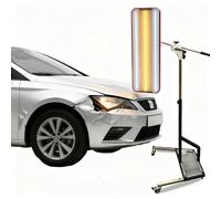 Lampe de débosselage sans peinture à LED 93×26 cm, réflecteur à bosse 6 couleurs, double alimentation 12V/110-220V & support réglable pour debosselage carrosserie et techniciens mobiles