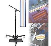 Lampe de débosselage sans Peinture, Outils de débosselage de Voiture avec Batterie, Support de réglage et Roues, étui de débosselage Automatique pour vérifier la réparation de la carrosserie de la v