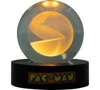 Lampe de décoration en verre Pac-Man - Décoration rétro gaming pour le bureau