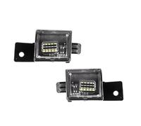 Lampe de d'Immatriculation Compatible Avec Chevy Pour Gen3 Pour Silverado 1500 2500 3500 2014 2015 2016 2017 2018 2019 Éclairage De Plaque D'immatriculation GM2875100 GM2875101