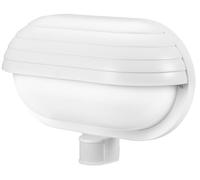Lampe de façade "EL HOME" ML-10B7 avec détecteur de mouvement 180° PIR, E27 - pour usage extérieur, applique murale, douille de lampe de jardin, douille de lampe - blanc