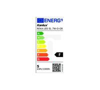 Lampe de façade LED REKA EL 7W-O-GR 380lm 4000K 28991