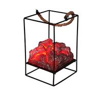 Lampe De Feu De Joie, Lumière LED à Effet De Fausses Flammes De Feu, Lumière LED Sans Flamme, Fausse Lampe De Cheminée En Fer, Décoration de la Maison Pour Bar, Scène, Maison, Chambre(B)