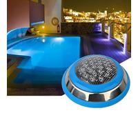 Lampe de Fontaine LED Submersible - Éclairage Mural extérieur pour Paysage, éclairage de Bassin Basse Tension AC 12 V, projecteur de Piscine étanche IP68 (Bleu, 6 W)