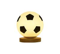 Lampe de football LED,Lampe de football télécommandée,Petite lampe de table,Lampe à changement de couleur RVB,Décoration d'étude