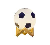 Lampe de football LED,Lampe de football télécommandée,Petite lampe de table,Lampe à changement de couleur RVB,Décoration d'étude