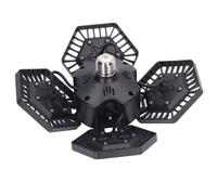 Lampe de garage à LED,Lampe de garage à LED pliable,Plafonnier de garage à LED,Lampe High Bay à LED,Lampe High Bay à 4 feuilles,Lampe High Bay à 4 panneaux