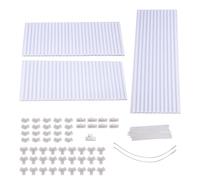 Lampe de garage hexagonale moderne 672 W, 86 400 lm, 6500 K, avec cadre rectangulaire pour garage, cave, entrepôt, Par défaut.