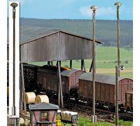 Lampe De Gare Sur Poteau En Bois 152Mm HO/OO Échelle Busch 4112
