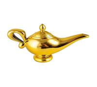 Lampe de génie Aladdin Disney coloris or, pour déguisement adulte