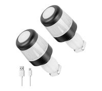 Lampe de guidon de vélo rechargeable, installation rapide, extrémité de tige, voyant d ' avertissement de sécurité pour le cyclisme de nuit, facile à utiliser, poignées de cycle, associations de feux
