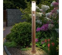 Lampe De Jardin À Détecteur De Mouvement En Bois LED H 110 Cm