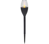 Lampe de jardin à LED alimentée par énergie solaire gris 6cm 1pc
