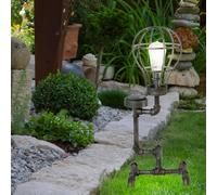 LED chemin de jardin lampe solaire éclairage Conduite d'eau Lampe sur pied design de style industriel