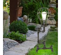 LED chemin de jardin lampe solaire éclairage Conduite d'eau Lampe sur pied design de style industriel