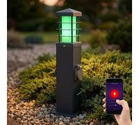 Lampe De Jardin À Poser Smart LED Avec Prise, Dimmable, Commandée Par Voix