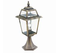 Lampe De Jardin Classique Noire Et Dorée E27 60W Lanternes