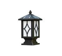 Lampe de Jardin d'extérieur Chinoise Vintage, imperméable, Solaire, pour pelouse, Pilier, Applique Murale, Patio, Porche, Rue, Phare, Colonne, lampadaire, terrasse, Patio