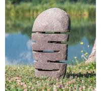 Lampe De Jardin En Pierre De Rivière 50
